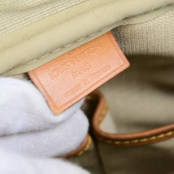 LOUIS VUITTON LV Logo Deauville Hand Bag Monogram Leather Brown - Picture 12 of 16